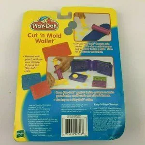 Vintage 90s Play Doh Wallet Cut And Mold Wallet ATM Card Credit Card Make  Money